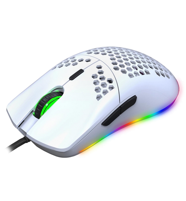 УЛЬТРАЛЕГКАЯ игровая программируемая мышь с подсветкой LED CHROMA LIGHT PANTEON PS100 PRO3