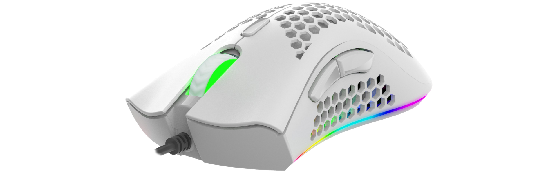 УЛЬТРАЛЕГКАЯ игровая программируемая мышь с LED-подсветкой RGB CHROMA LIGHT PANTEON MS771
