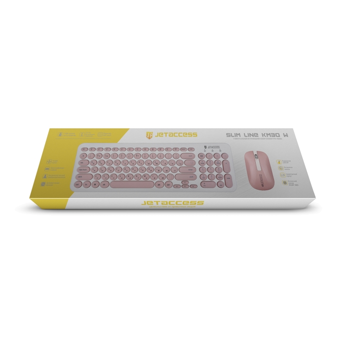 Универсальный беспроводной набор клавиатура + мышь SLIM LINE KM30 W2