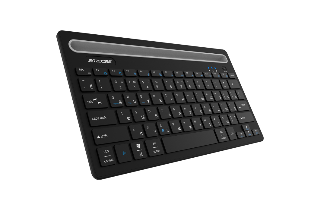 Bluetooth-клавиатура с аккумулятором и слотом для установки телефона или планшета SLIM LINE K3 BT0