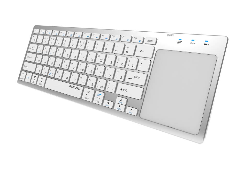 Ультратонкая  bluetooth-клавиатура с тачпадом SLIM LINE K6 BT2