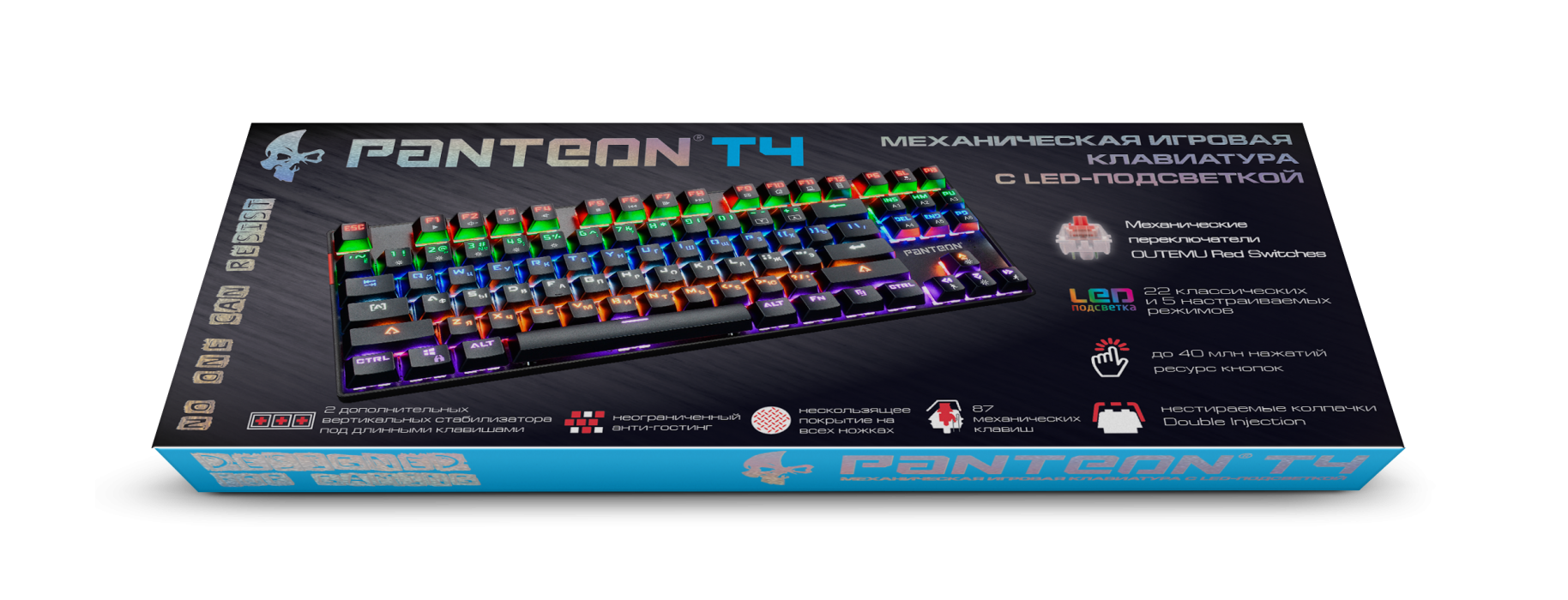 Механическая игровая клавиатура с LED-подсветкой PANTEON T42