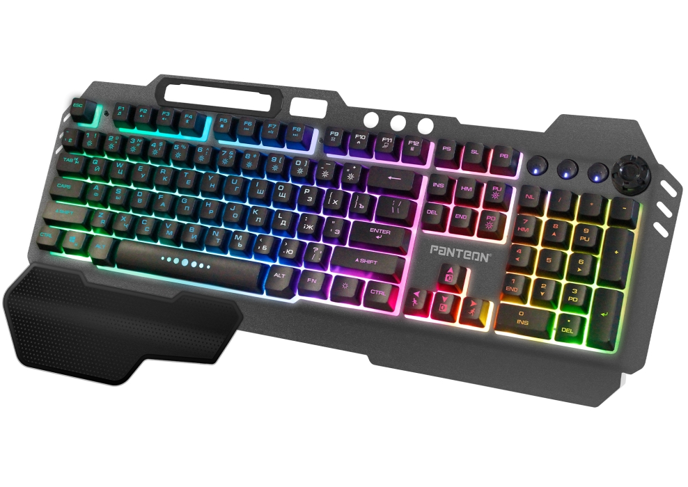 Мембранная игровая клавиатура с зонированной LED-подсветкой RGB LIGHT PANTEON M4000
