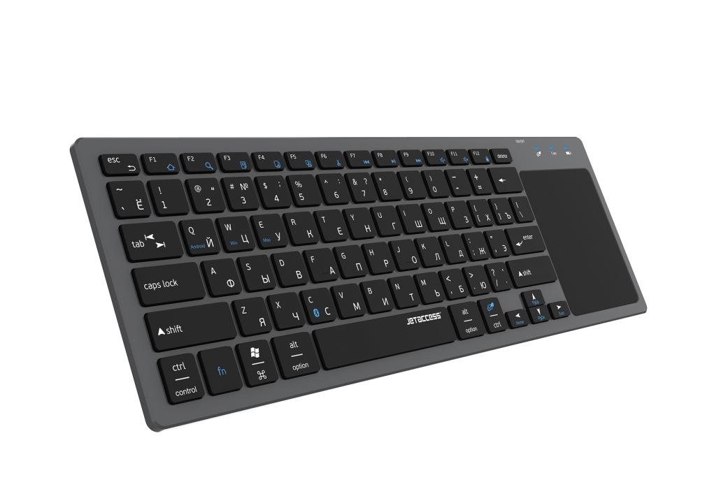 Ультратонкая  bluetooth-клавиатура с тачпадом SLIM LINE K6 BT1