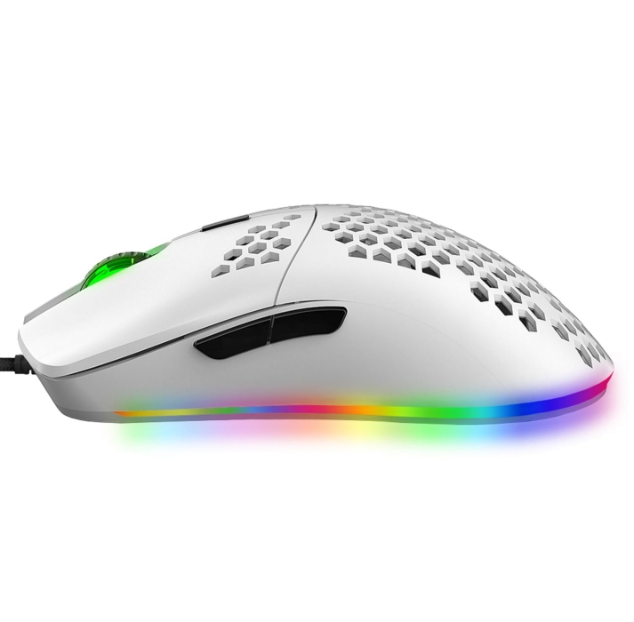 УЛЬТРАЛЕГКАЯ игровая программируемая мышь с подсветкой LED CHROMA LIGHT PANTEON PS100 PRO6