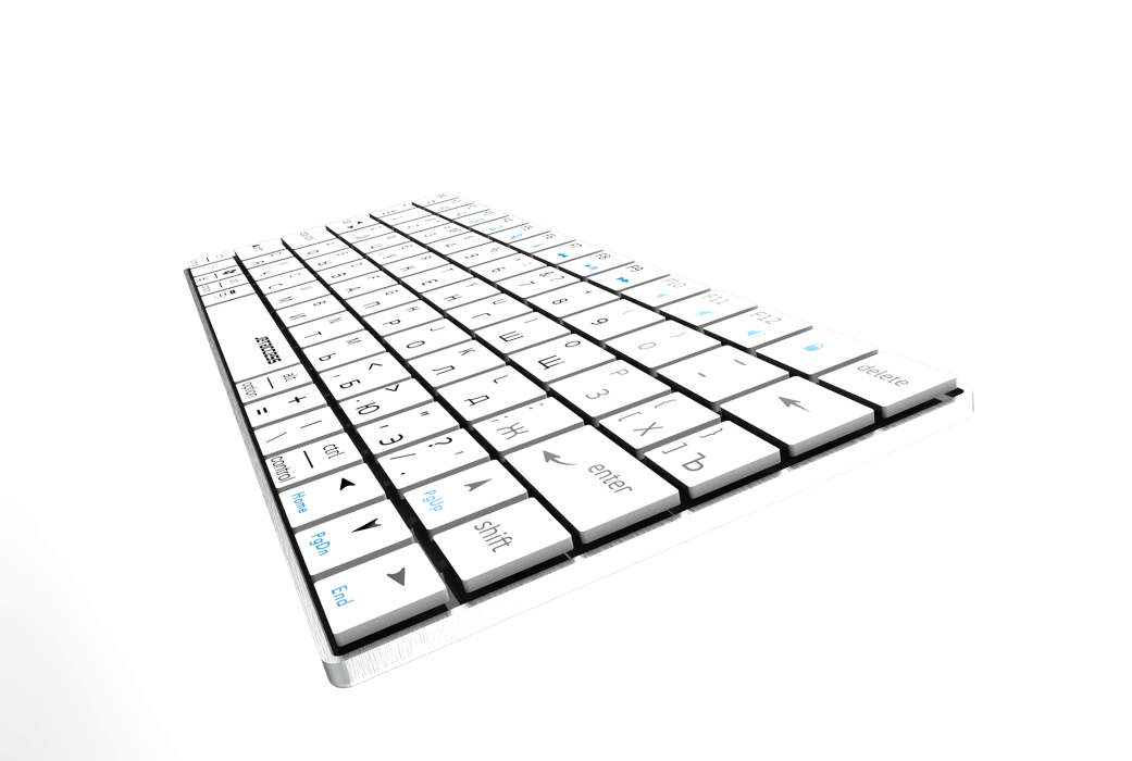 Ультракомпактная bluetooth-клавиатура с аккумулятором SLIM LINE K7 BT4