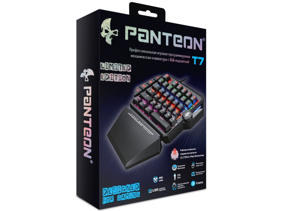 Игровая программируемая механическая клавиатура с LED-подсветкой PANTEON Т7 LIMITED EDITION3