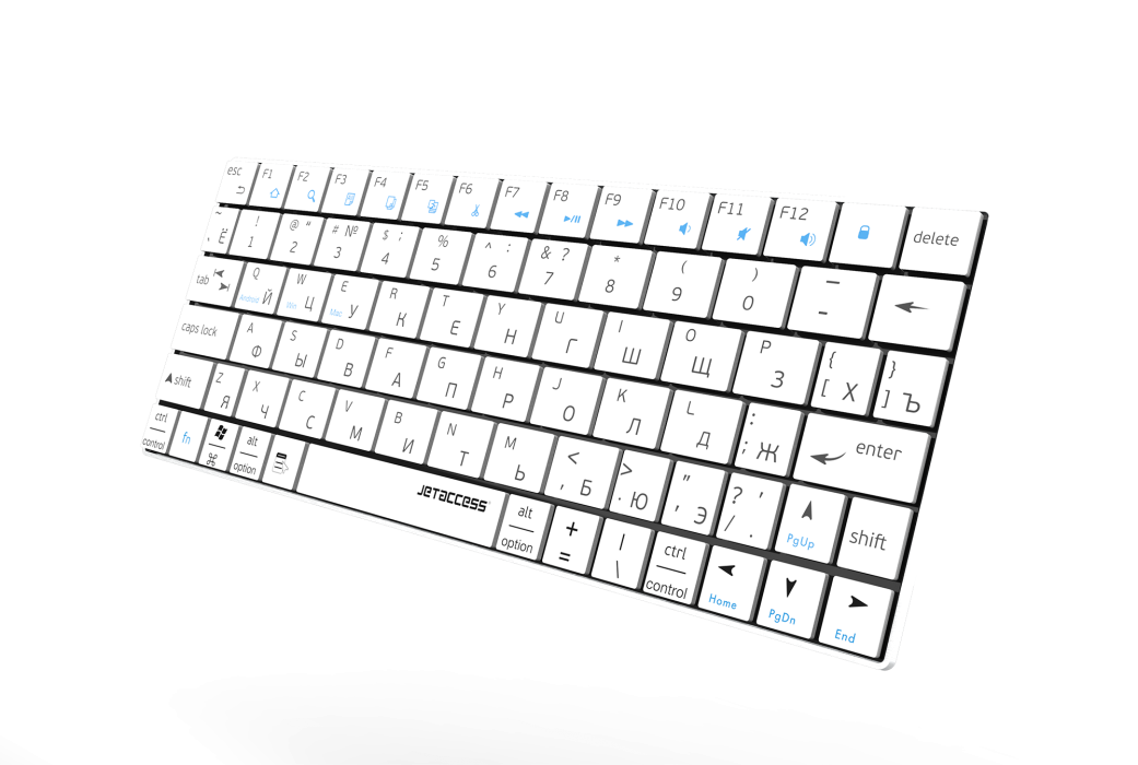 Ультракомпактная bluetooth-клавиатура с аккумулятором SLIM LINE K7 BT2