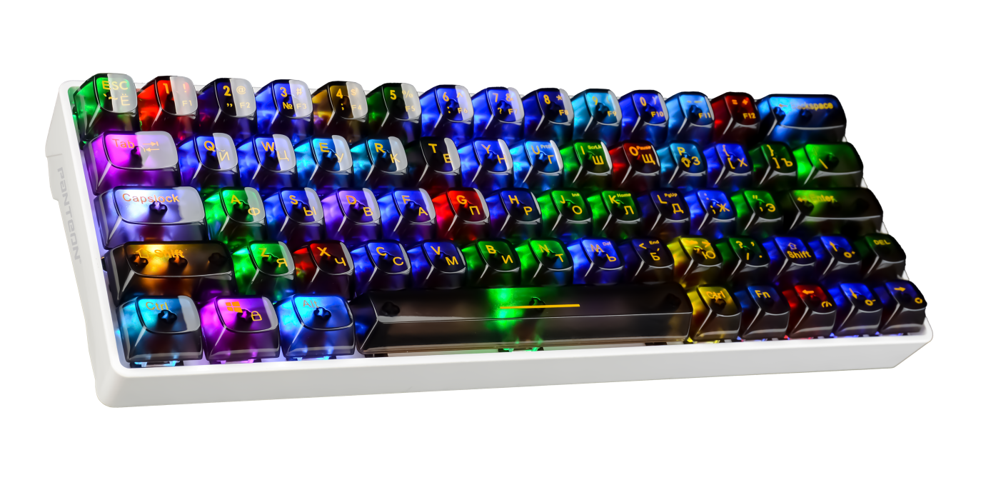 PANTEON T1 PRO CK CS Игровая механическая программируемая клавиатура (60%) с LED-подсветкой FULL RGB LIGHT0