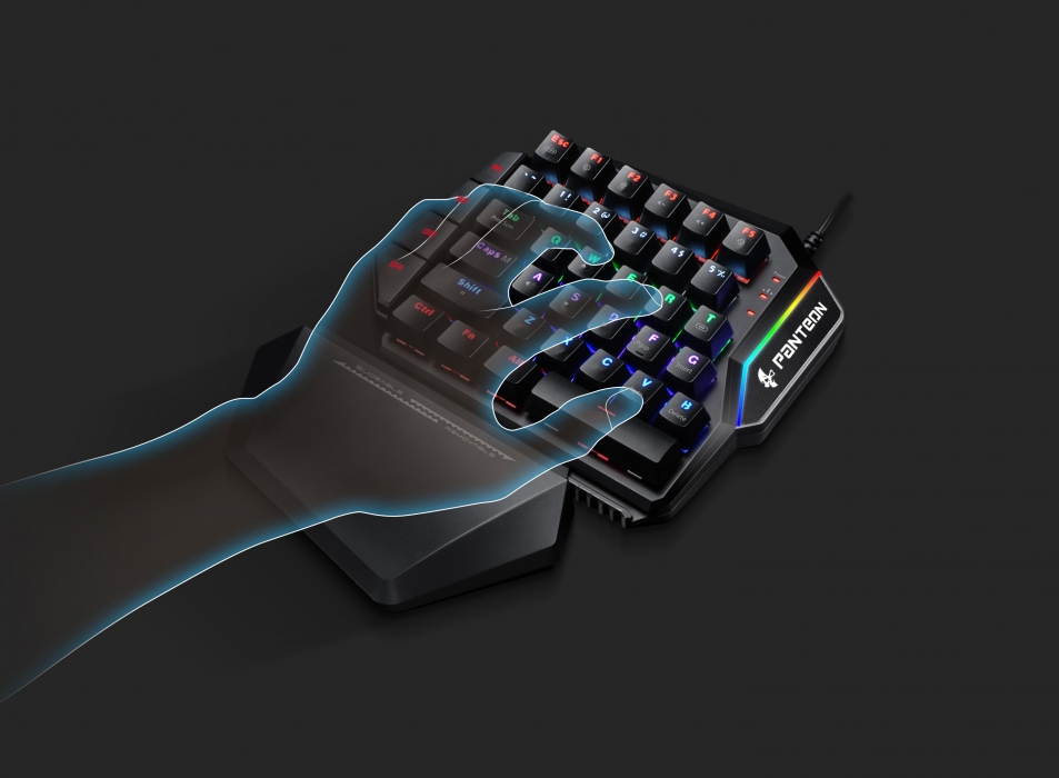 Игровая программируемая механическая клавиатура с RGB-подсветкой PANTEON Т72
