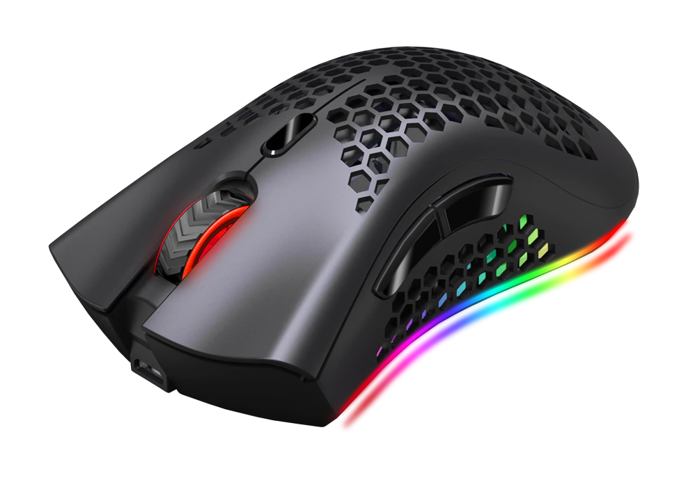 ГИБРИДНАЯ игровая программируемая мышь с LED-подсветкой RGB CHROMA light  PANTEON PS77 W 0