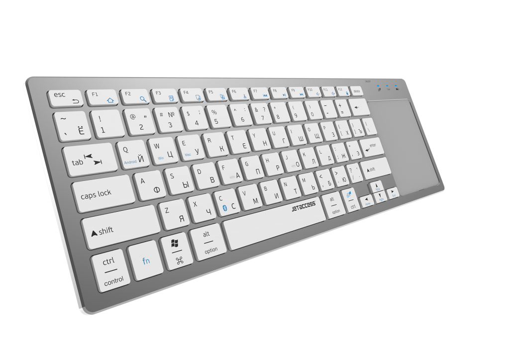 Ультратонкая  bluetooth-клавиатура с тачпадом SLIM LINE K6 BT0