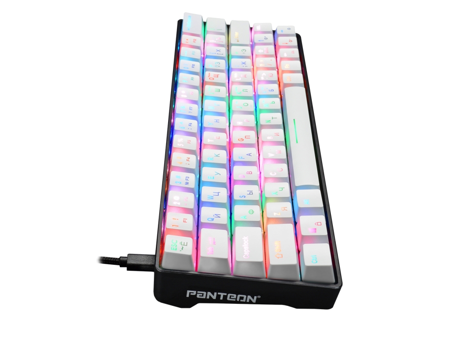 PANTEON T1 И PANTEON T1 PRO Игровая механическая программируемая клавиатура (60%) с LED-подсветкой FULL RGB LIGHT4